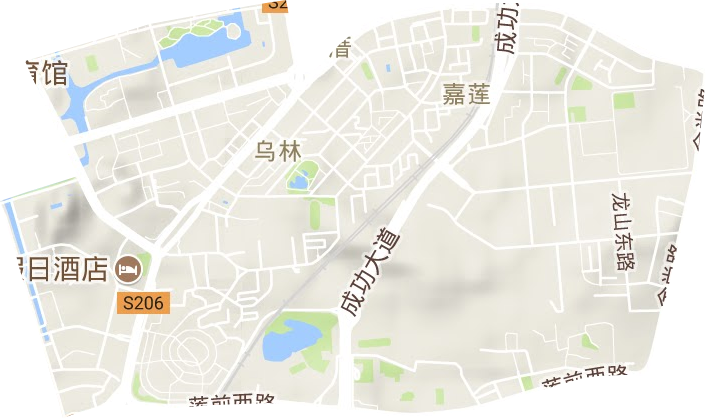 嘉莲街道地形图