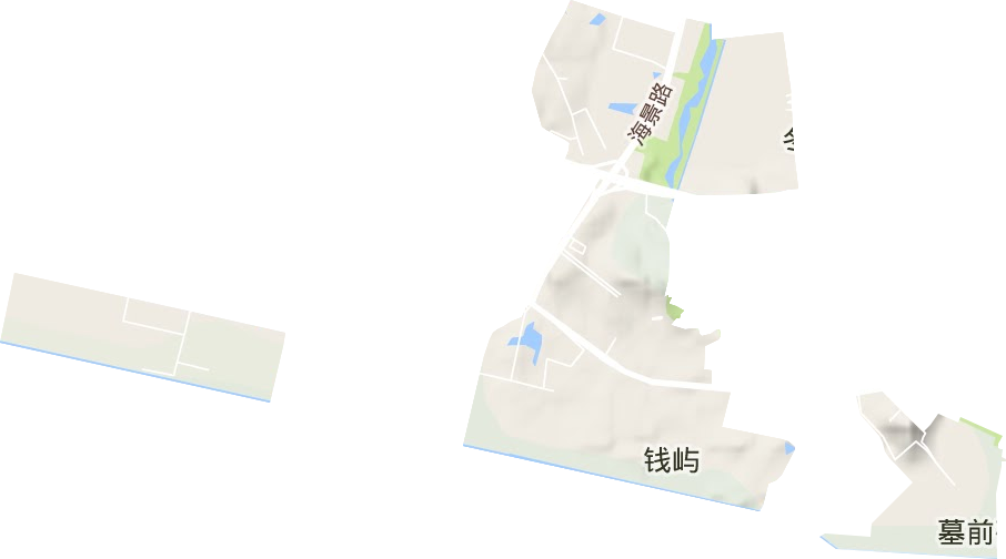 厦门海沧保税港区地形图
