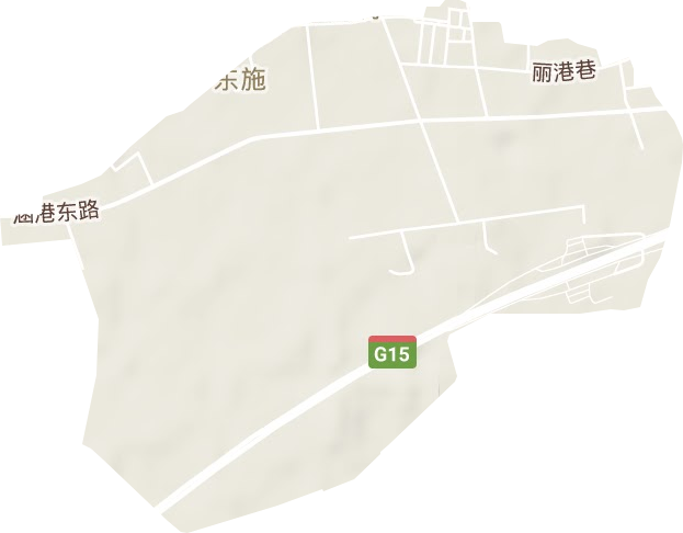 赤港开发区地形图