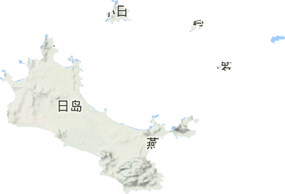 南日镇地形图