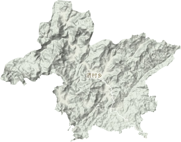 济村乡地形图