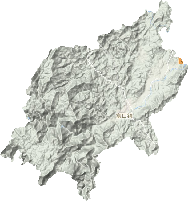 富口镇地形图