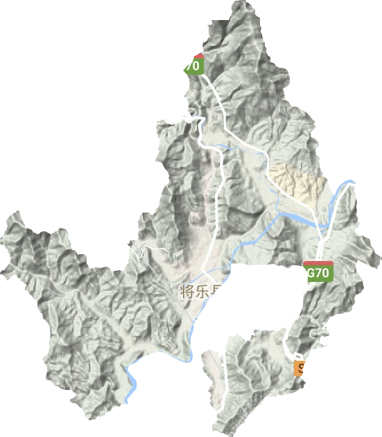 古镛镇地形图