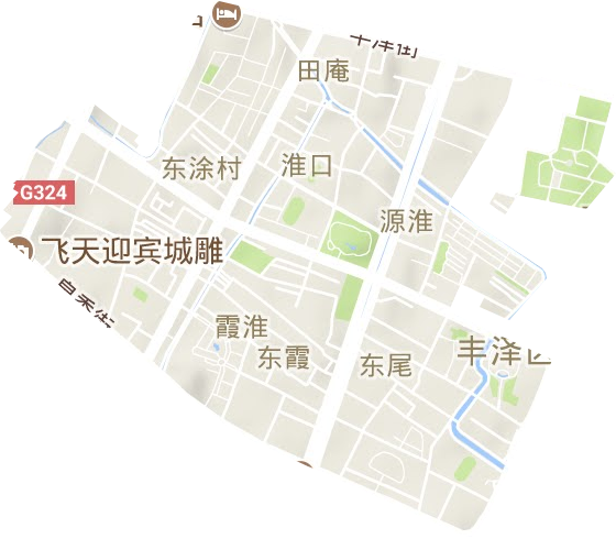 丰泽街道地形图