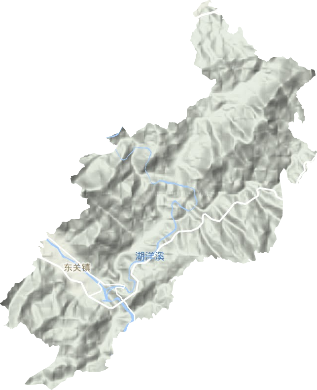东关镇地形图