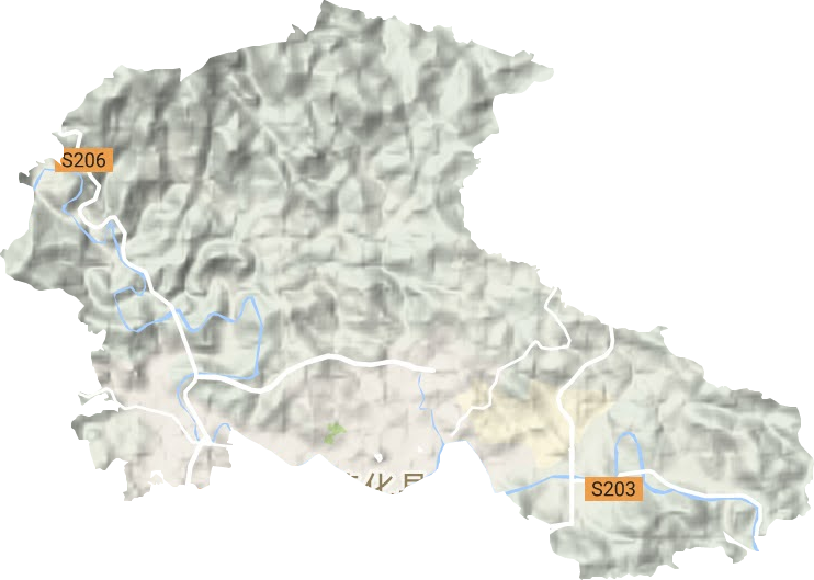 浔中镇地形图