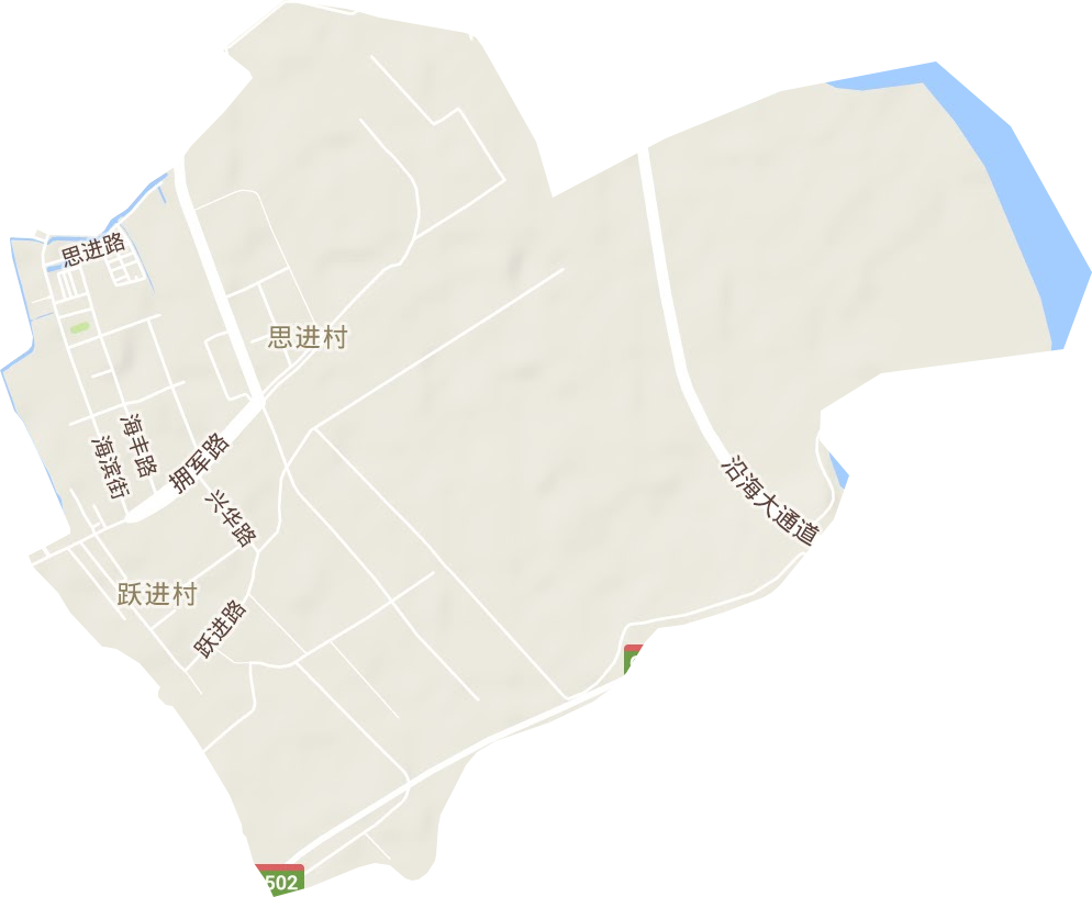 西滨镇地形图