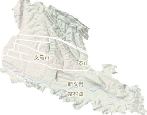 义马市地形图