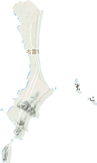 古雷镇地形图