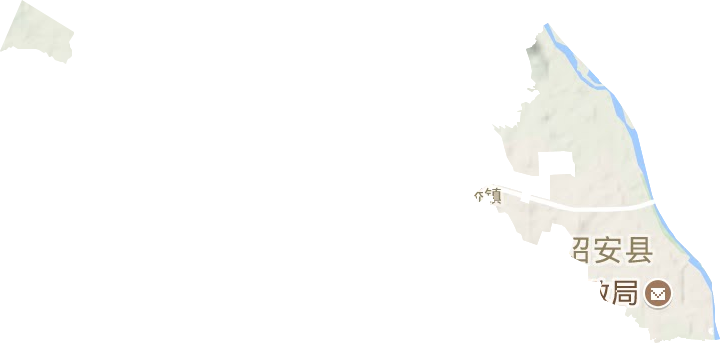 南诏镇地形图
