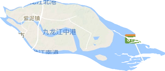紫泥镇地形图