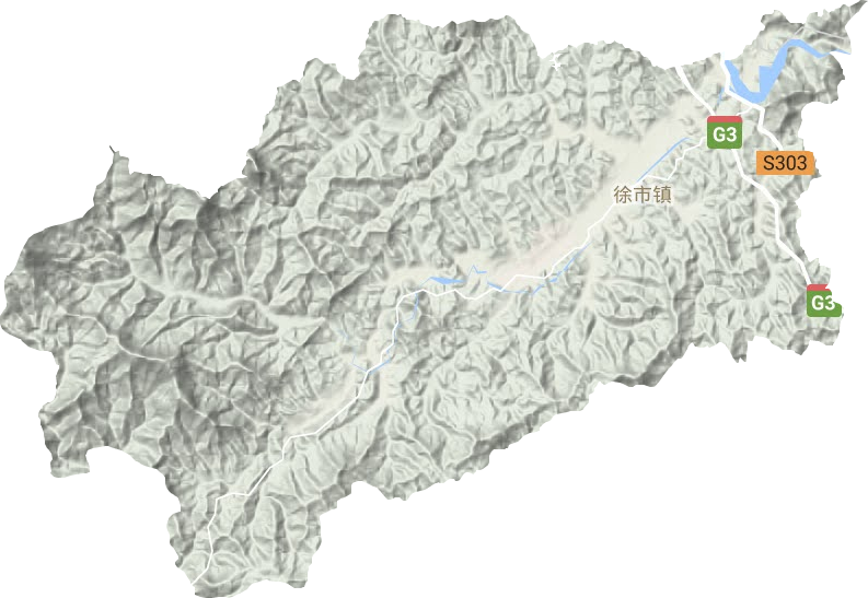 徐市镇地形图