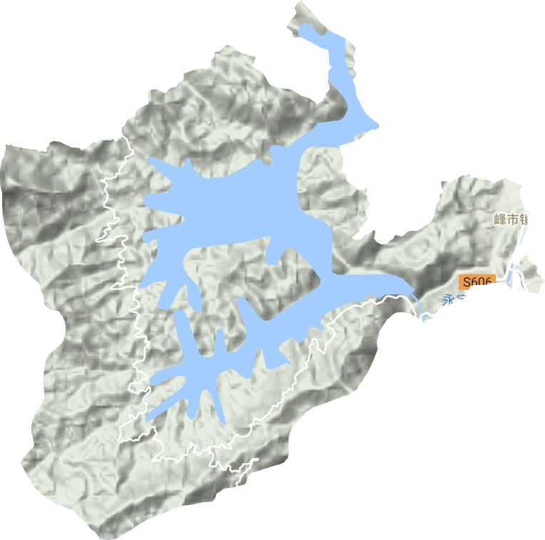 峰市镇地形图