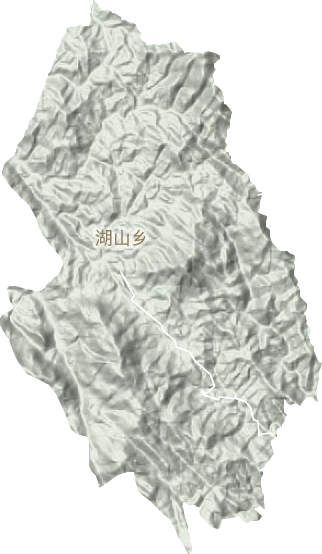 湖山乡地形图