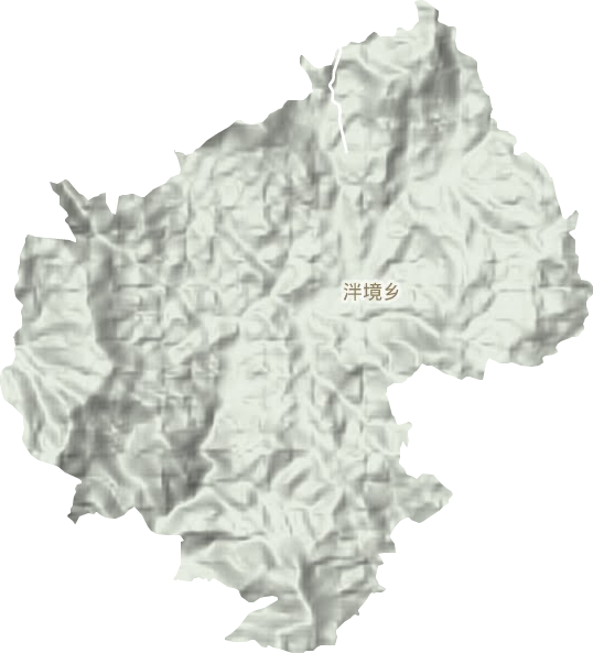 泮境乡地形图