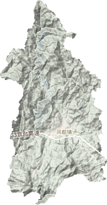 凤都镇地形图