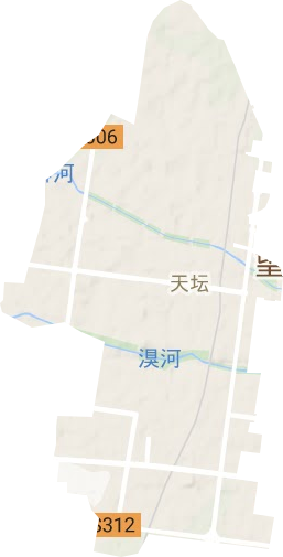 济源市天坛街道地形图