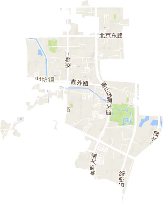 湖坊镇地形图