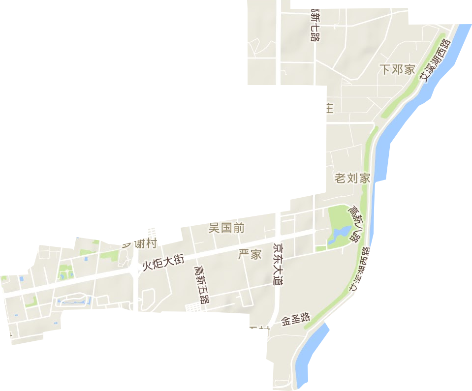 湖西新建区（南昌高新开发区）地形图