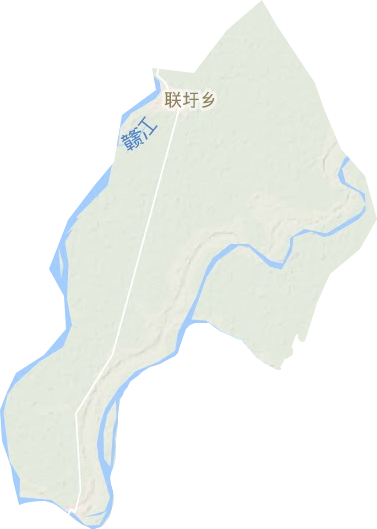 联圩镇地形图