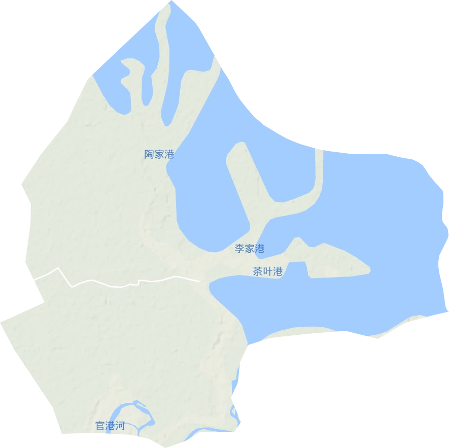 恒湖垦殖场地形图