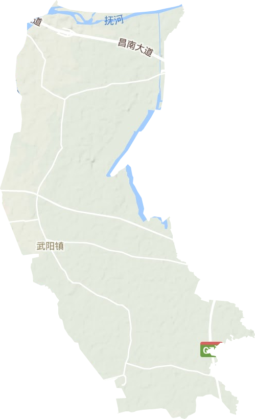 武阳镇地形图
