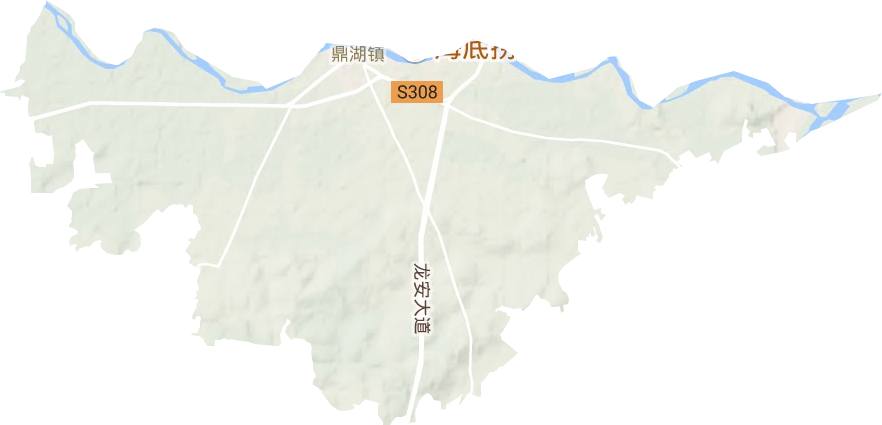 鼎湖镇地形图