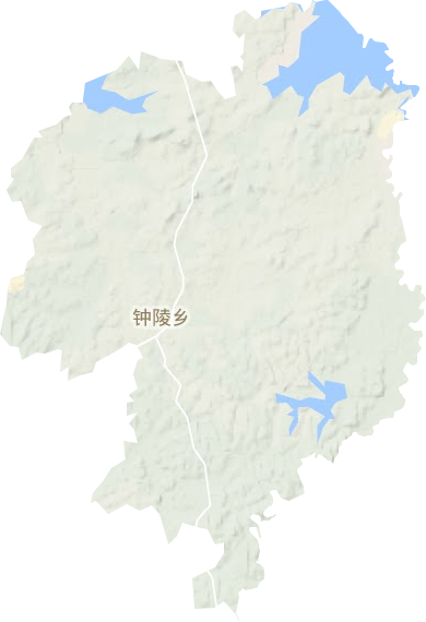 钟陵乡地形图