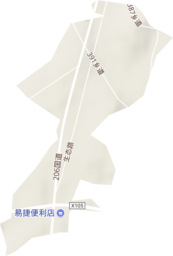 昌江开发区地形图