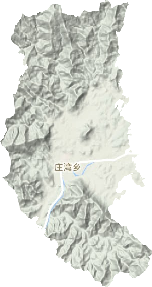 庄湾乡地形图