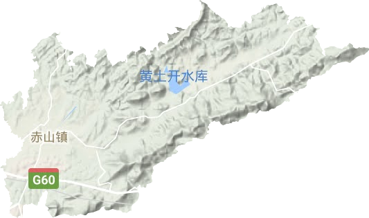 赤山镇地形图