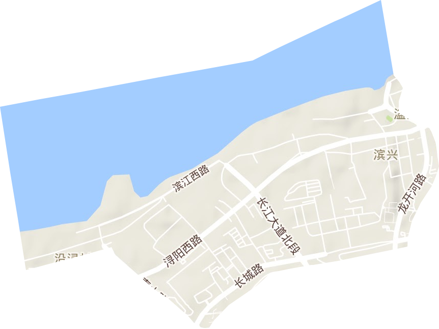 滨兴街道办事处（九江经济技术开发区）地形图
