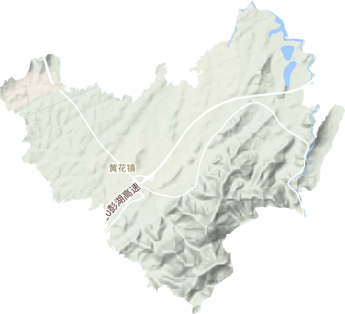 黄花镇地形图