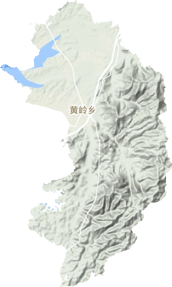 黄岭乡地形图