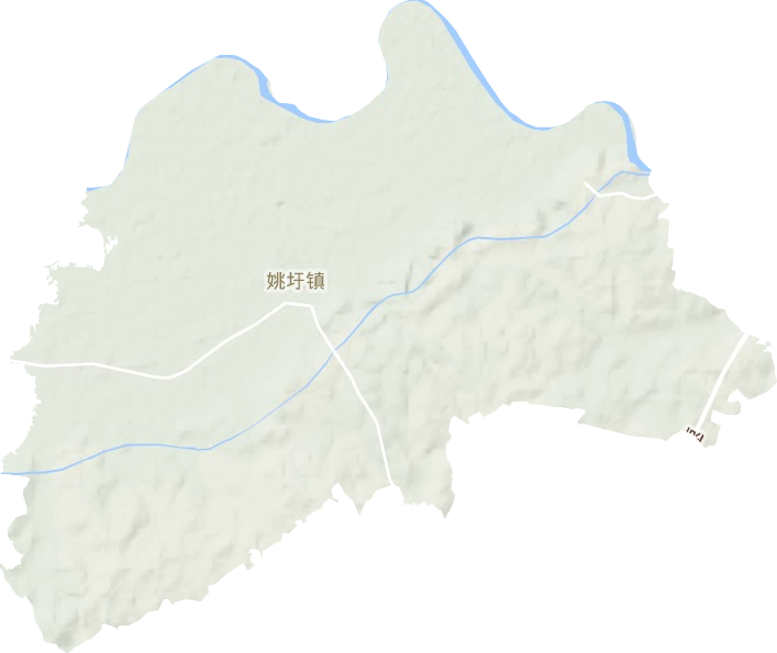姚圩镇地形图