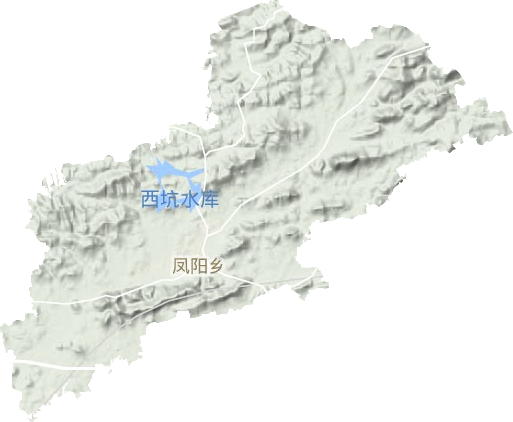 凤阳乡地形图