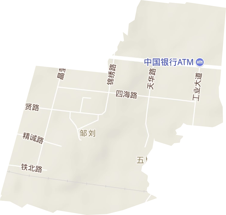 余江县工业园区地形图
