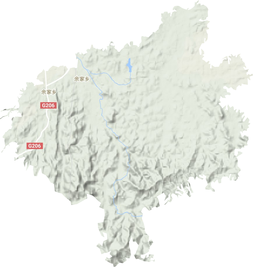 天禄镇地形图