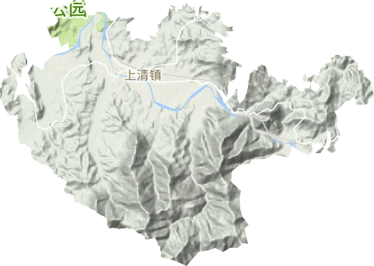 上清镇（龙虎山风景旅游区管委会）地形图