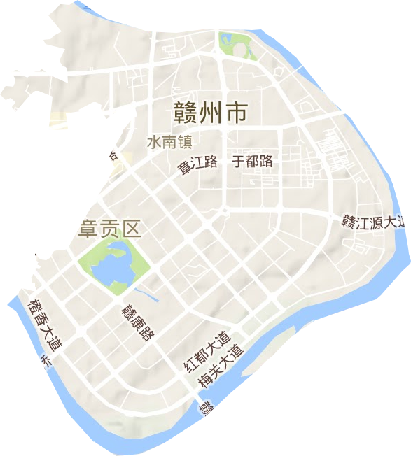水南镇地形图