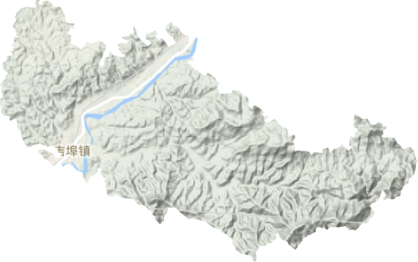 吉埠镇地形图