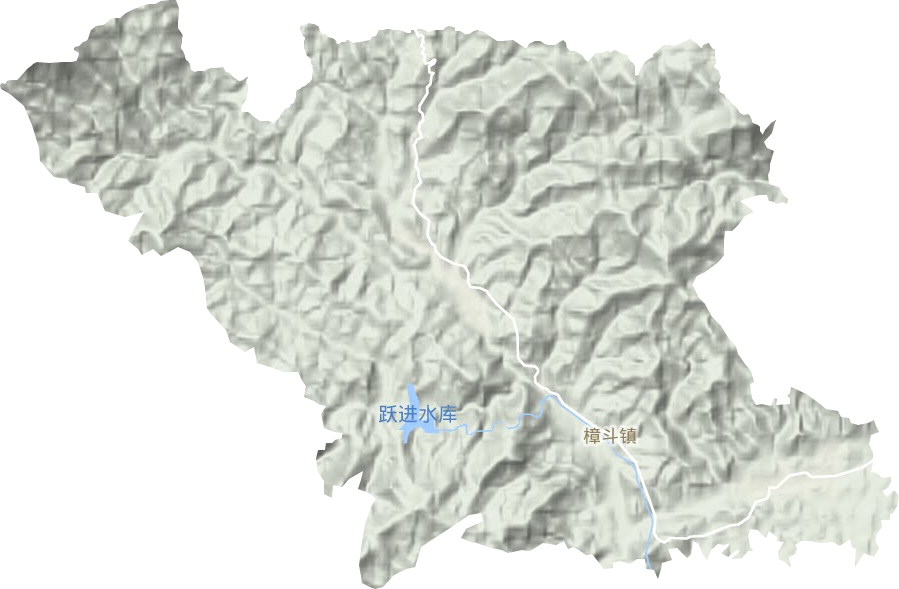 樟斗镇地形图
