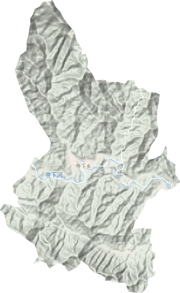 寺下镇地形图