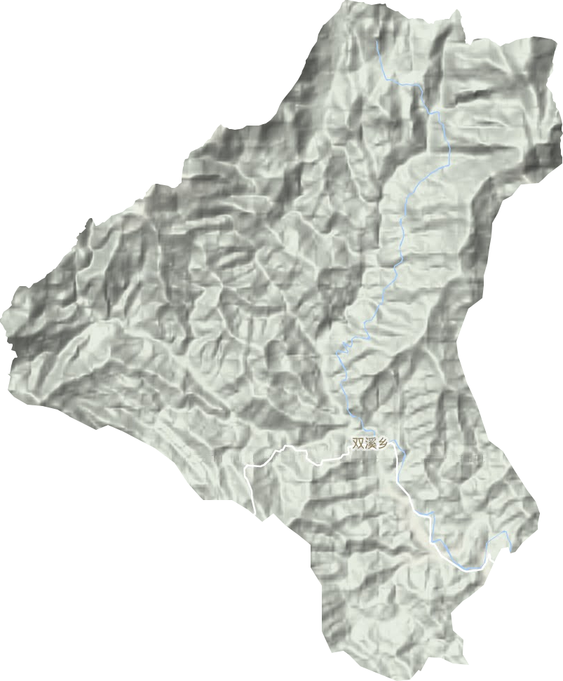 双溪乡地形图