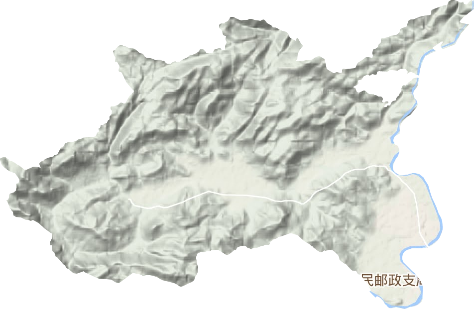 桃江乡地形图