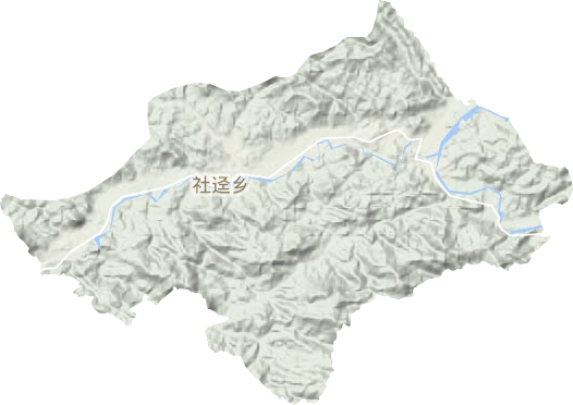 社迳乡地形图