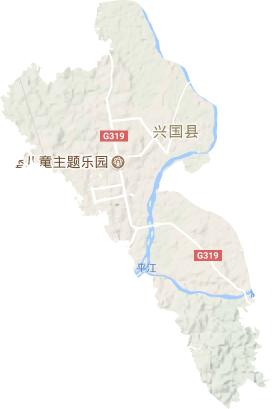 潋江镇地形图