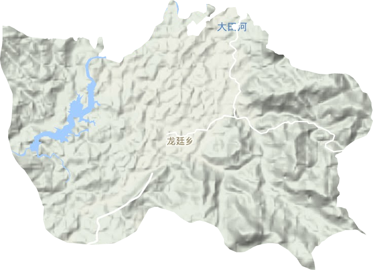 龙廷乡地形图
