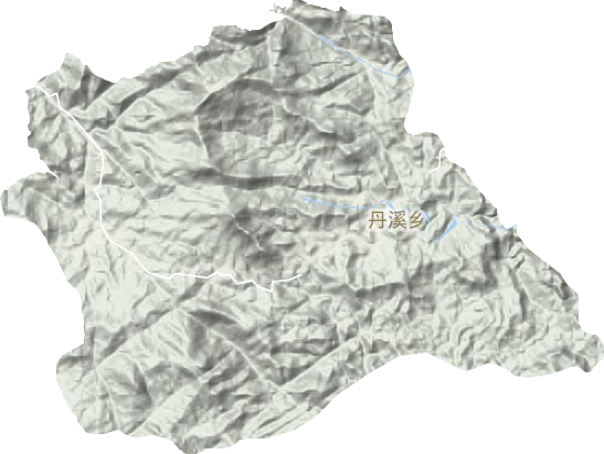 丹溪乡地形图