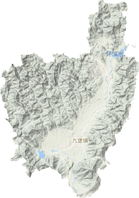 九堡镇地形图